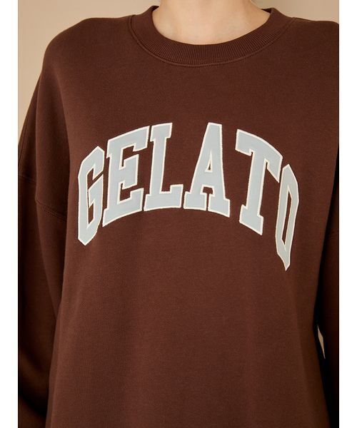 gelato pique（ジェラートピケ） パジャマ ルームウェア カレッジロゴ