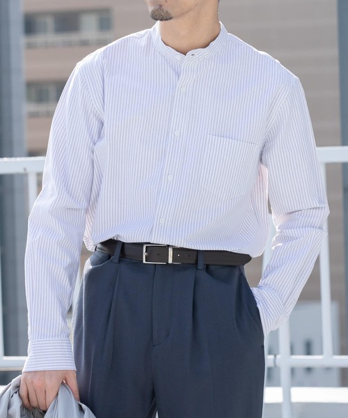 「URBAN RESEARCH ROSSO MEN」 長袖シャツ X-LARGE ライトブルー メンズ_画像5