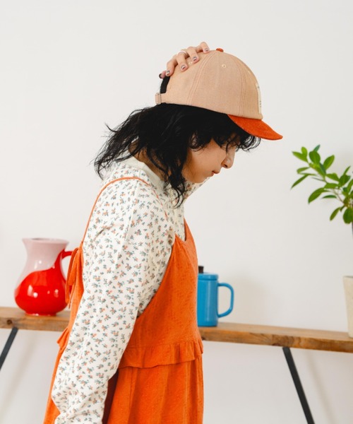 「eLur」 キャップ FREE インディゴブルー レディース_画像8