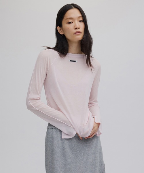 Ameri（アメリ） tシャツ 2WAY SOFT TOUCH CUT TOP レディース