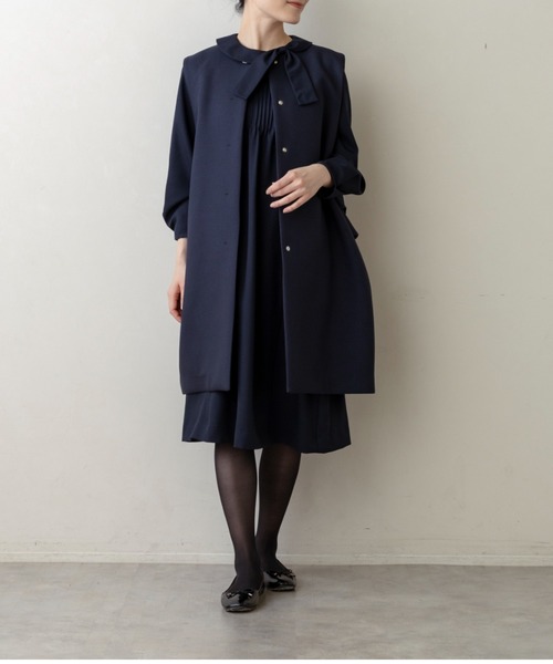 sono＊sono NAVY＊ドットジャガードチュニックジャケット＊サイズ1 楽天市場】【SONO NAVY】 - Dot JACQUARD - チュニックレディ