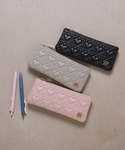 ポーチ ペンケース ポーチ 薄型 ハートキルテ...の詳細画像2