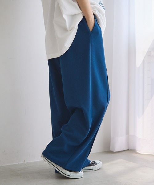 「PBLIM」 イージーパンツ LARGE ブルー レディース_画像5