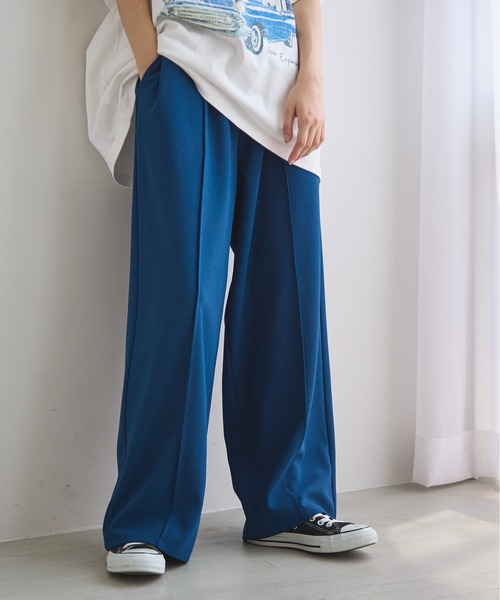 「PBLIM」 イージーパンツ LARGE ブルー レディース_画像6