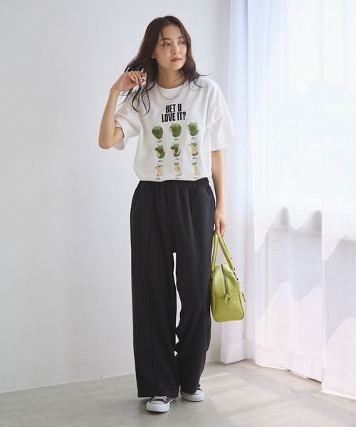 「PBLIM」 イージーパンツ LARGE ブルー レディース_画像8