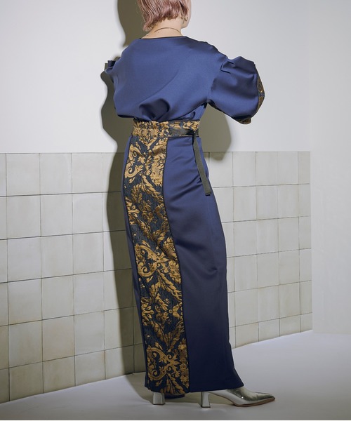 「Ezick」 長袖カットソー FREE ブルー レディース_画像3