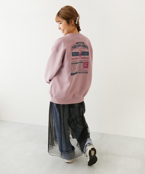 「devirock」 スウェットカットソー M グレー レディース_画像6