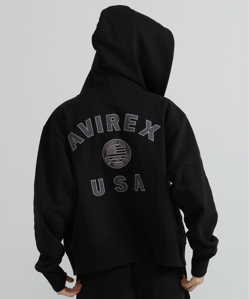 AVIREX パーカー　期間限定お値下げ AVIREX（アヴィレックス） パーカー 「直営店限定」VARSITY FLAG PARKA