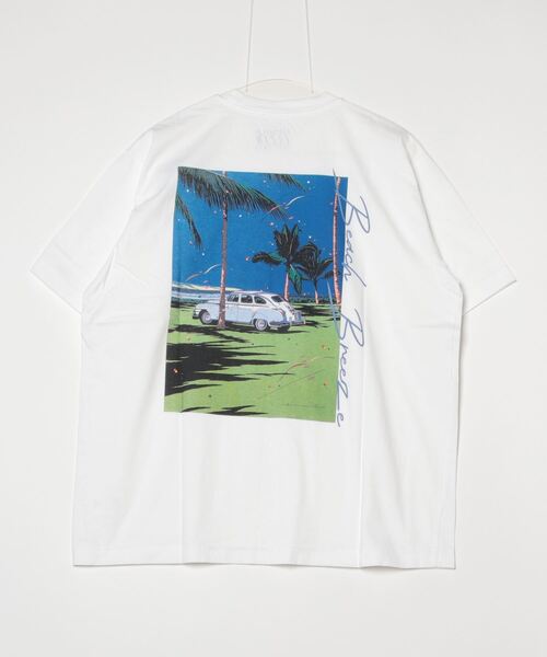 「BEAUTY&YOUTH UNITED ARROWS」 半袖Tシャツ L ホワイト メンズ_画像4