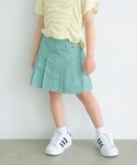 スカート ツイルプリーツ キュロット スカート...の詳細画像2