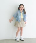 スカート ツイルプリーツ キュロット スカート...の詳細画像3