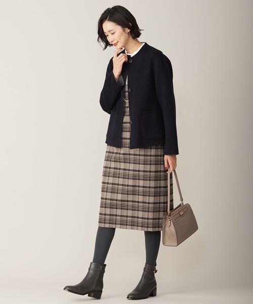 「J.PRESS」 長袖ブラウス MEDIUM ベージュ レディースの画像