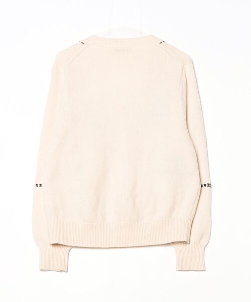 「blanc basque」 ニットカーディガン 38 ホワイト レディース_画像2