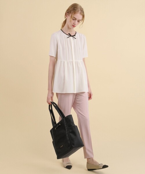 「TOCCA」 トートバッグ F ブラック レディースの画像