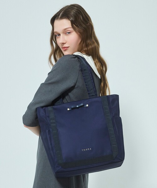 「TOCCA」 トートバッグ F ブラック レディースの画像