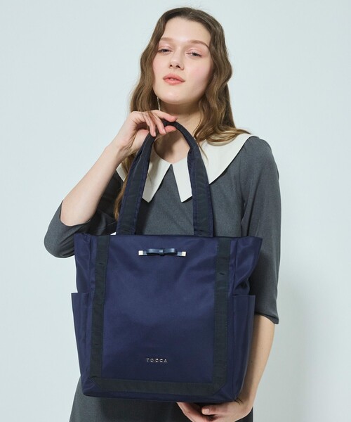 「TOCCA」 トートバッグ F ブラック レディースの画像
