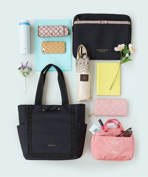 「TOCCA」 トートバッグ F ブラック レディースの画像