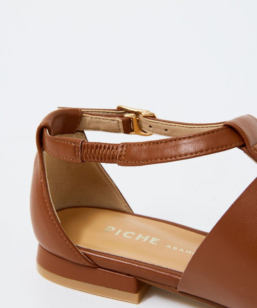 「PICHE ABAHOUSE」 フラットサンダル 36 ブラウン レディース_画像5