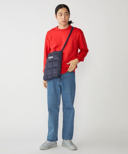 「SHIPS」 長袖ニット LARGE ダークグレー メンズ_画像8