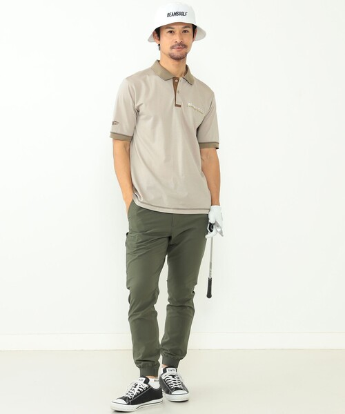 「BEAMS GOLF」 パンツ MEDIUM ネイビー メンズの画像