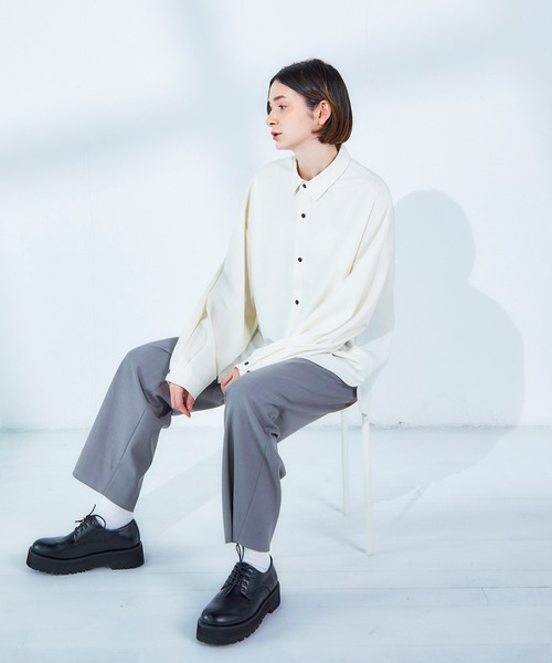 「Loose/ルース」 シューズ 42 チャコールグレー メンズ_画像7