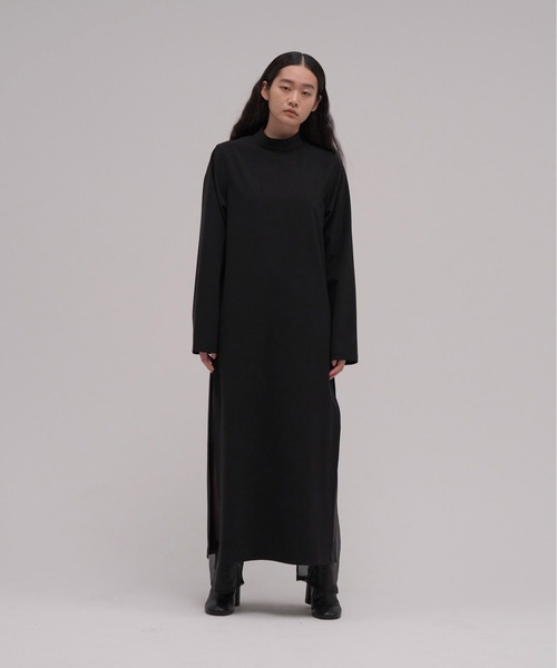 「ENOF」 長袖ワンピース M ブラック レディース_4