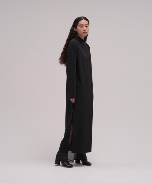 「ENOF」 長袖ワンピース M ブラック レディース_5