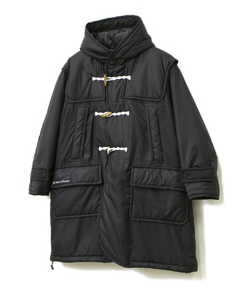 「go slow caravan」 ダッフルコート LARGE ブラック メンズ_画像2