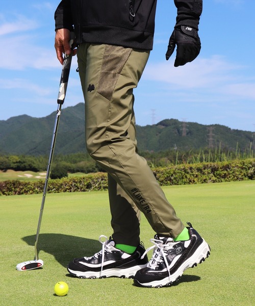「LUXE/R GOLF」 チノパンツ MEDIUM カーキ メンズ