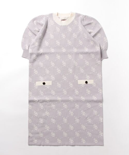 「31 Sons de mode」 ニットワンピース 36 ラベンダー レディース_画像2