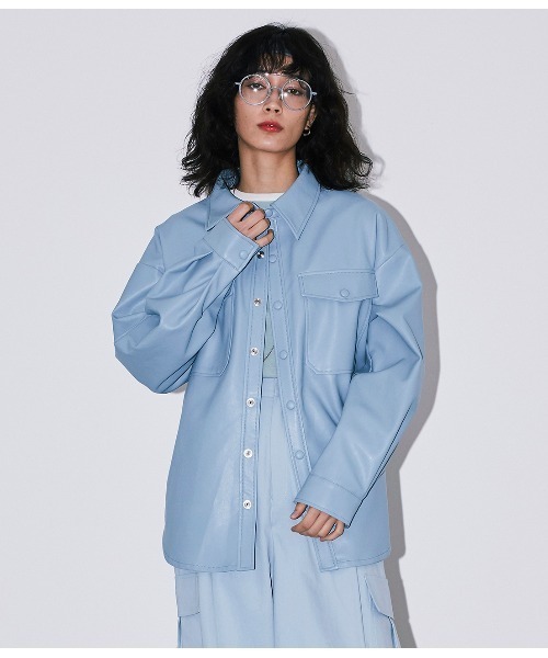 「Bonjour Girl」 ジャケット FREE ブルー レディース_画像6