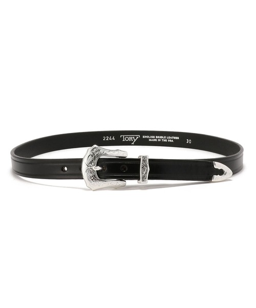 TORY LEATHER レザーベルト ブラック 34 TORY LEATHER（トリーレザー） ベルト 34 ブラック メンズ : ZOZOTOWN