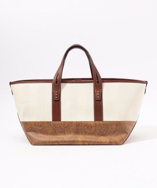 トートバッグ A VACATION LAND MUSTARD PAISLEY トートバッグ レディースの画像