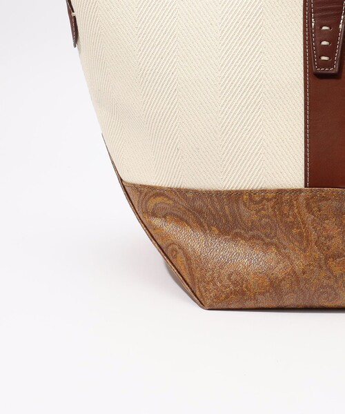 トートバッグ A VACATION LAND MUSTARD PAISLEY トートバッグ レディースの画像