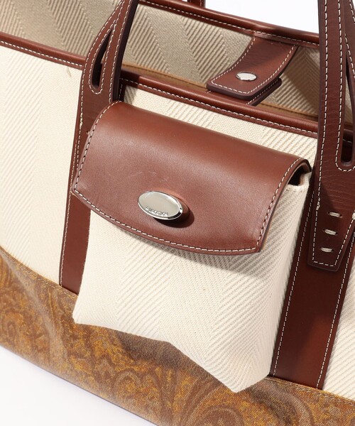 トートバッグ A VACATION LAND MUSTARD PAISLEY トートバッグ レディースの画像