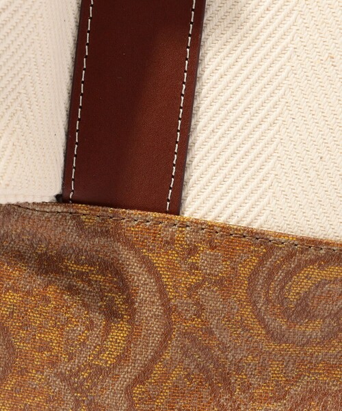 トートバッグ A VACATION LAND MUSTARD PAISLEY トートバッグ レディースの画像
