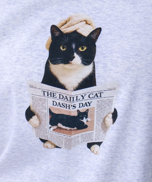 ねこた SpRay（スプレイ） tシャツ 半袖 CAT転写Tシャツ レディース