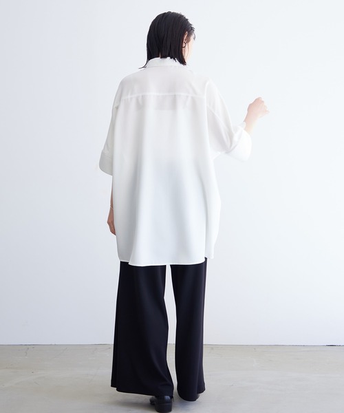 「for/c」 長袖シャツ M ホワイト レディース_画像4