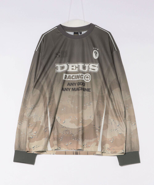 DEUS EX MACHINA（デウスエクスマキナ） tシャツ CIRCUIT MOTO LS