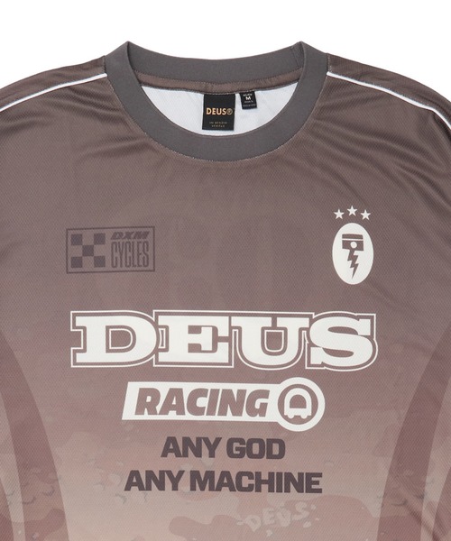 DEUS EX MACHINA（デウスエクスマキナ） tシャツ CIRCUIT MOTO LS
