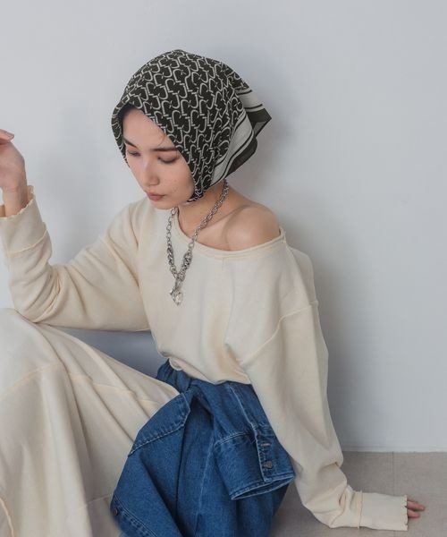 「JEANASIS」 長袖ワンピース FREE アイボリー レディース_画像8