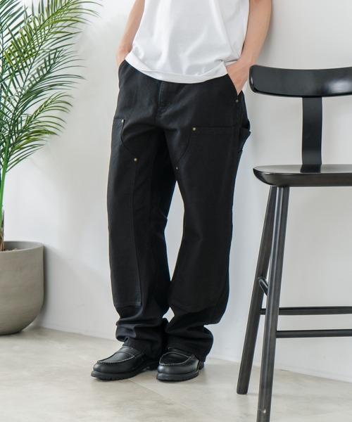 Carhartt ダック地　ペインターパンツ　フェード　ブラック・ネイビー系34 Carhartt（カーハート） パンツ 「CARHARTT/カーハート」「履き込む