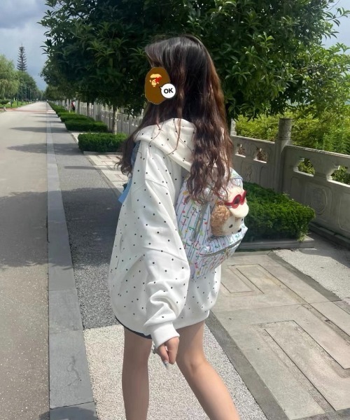 パーカー ドット柄ジップパーカー レディース : ZOZOTOWN Yahoo!店
