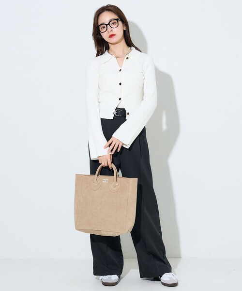 「YOUNG&OLSEN The DRYGOODS STORE」 ハンドバッグ ONE SIZE オリーブ レディース_画像5