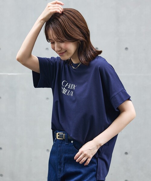 「abahouse mavie」 半袖カットソー フリー ホワイト系その他2 レディース_画像8