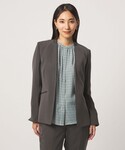 ジャケット ノーカラージャケット 卒業式 ダブ...の詳細画像5