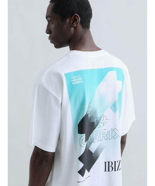 REPLAY（リプレイ） tシャツ × MARTIN GARRIX グラフィックTEE IBIZA