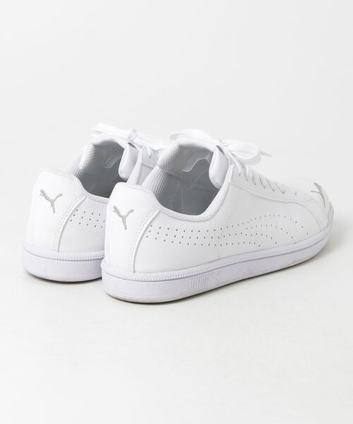 「PUMA」 ローカットスニーカー 25.5cm ホワイト×シルバー メンズ_画像2