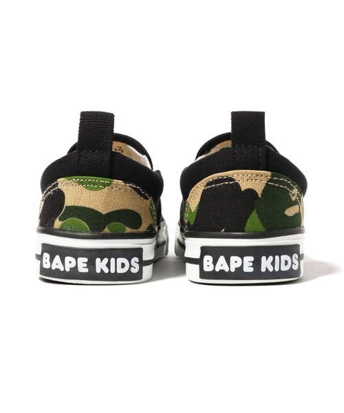 A BATHING APE スニーカー ABC CAMO HEAD PATCH SLIP ON K2