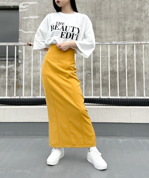 LVEU.（ラブユ） スカート 「セットアップ対応」2way high waist tight